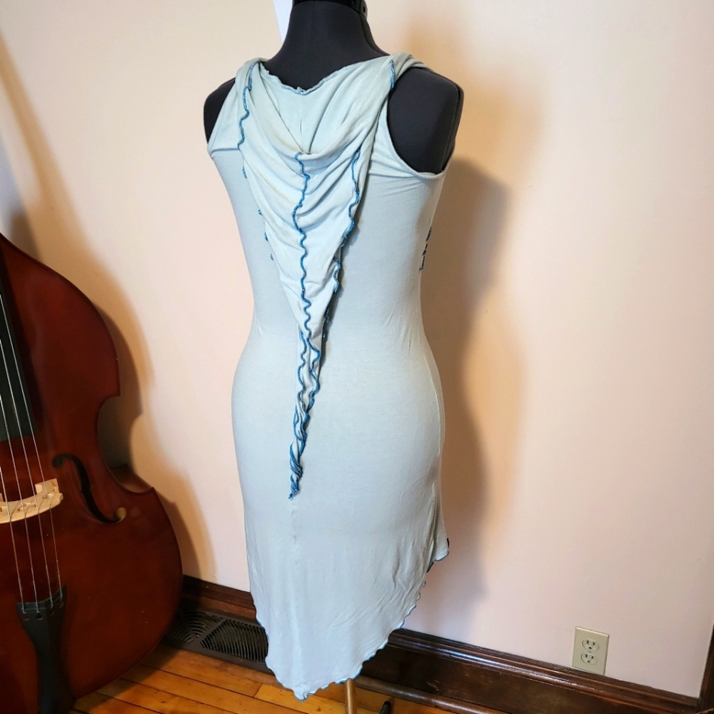 Asymmetrical Fairy Festival Dress + Hood